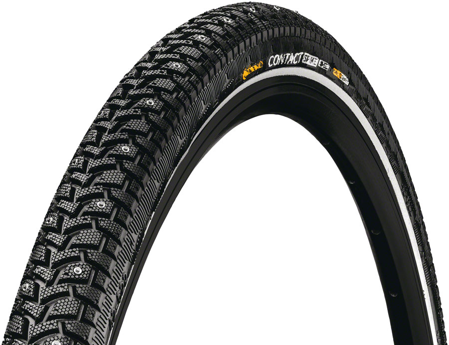 Continental Contact Spike Tire - 700 x 42, Clincher, Wire, Black/Reflex, 120 Studs, SafetySystem Breaker, E25