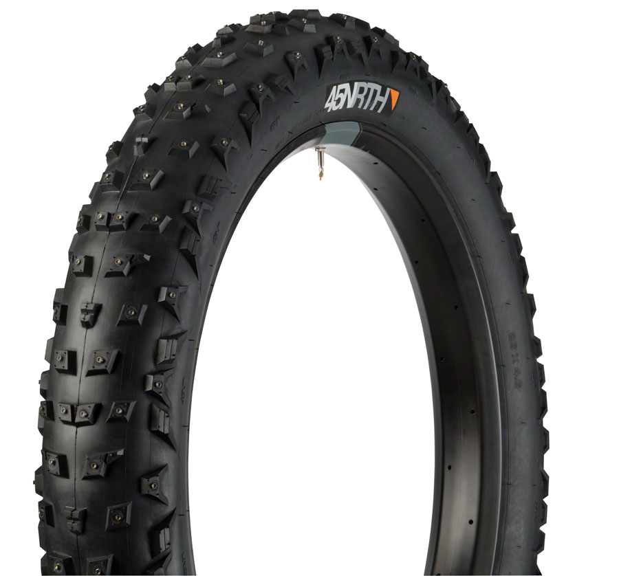 45NRTH Wrathchild Tire - 27.5 x 4.5, Tubeless, Folding, Black, 120 TPI, 252 XL Concave Carbide Studs