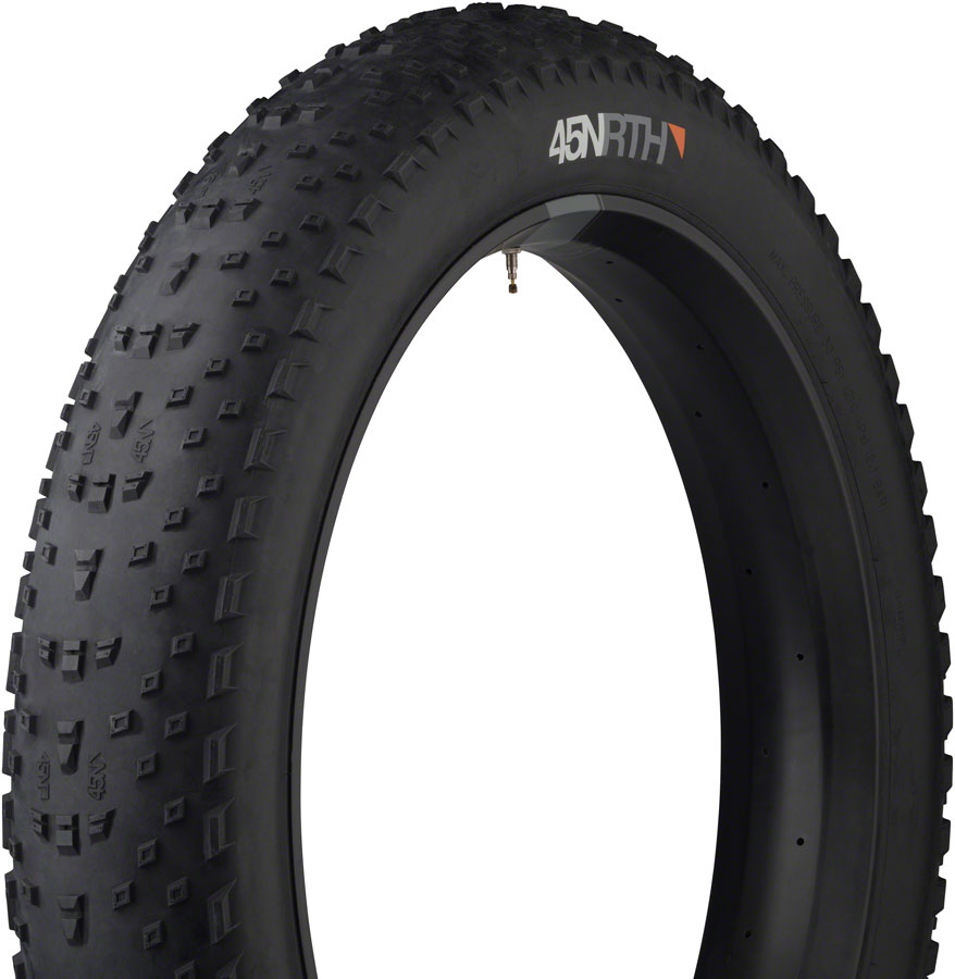 45NRTH Husker Du Tire - 26 x 4.8, Tubeless, Folding, Black, 120 TPI