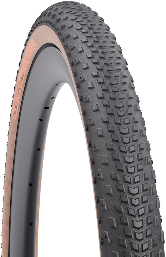 WTB Course 52 Tire - 700 x 52, TCS Tubeless, Folding, Black/Tan, Light/Fast Rolling, Dual DNA, SG2