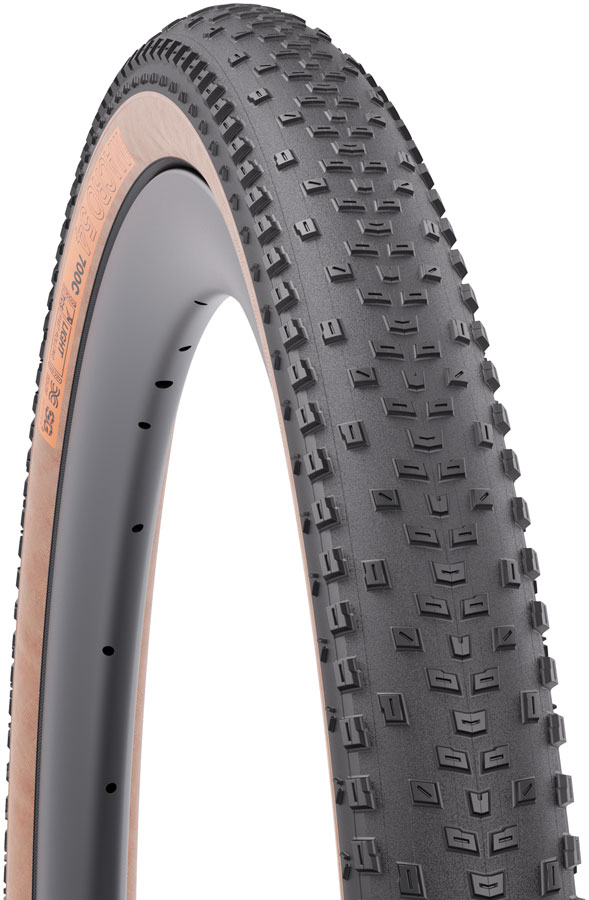 WTB Macro 54 Tire - 700 x 54, TCS Tubeless, Folding, Black/Tan, Light/Fast Rolling, Dual DNA, SG2