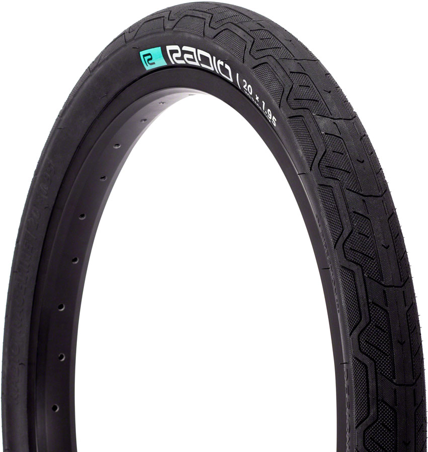 Radio Raceline Oxygen Tire - 20 x 1.95, Clincher, Folding, Black, 120 TPI