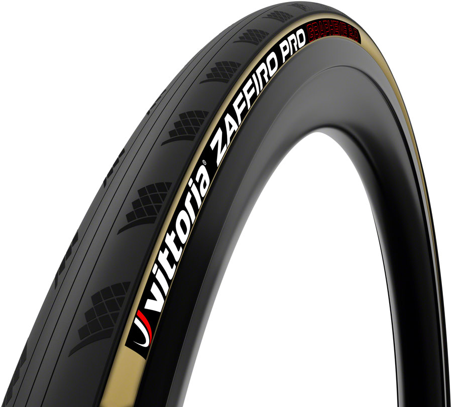 Vittoria Zaffiro Pro V Tire - 700 x 25, Clincher , Folding , Black/Tan, 1C, G2.0