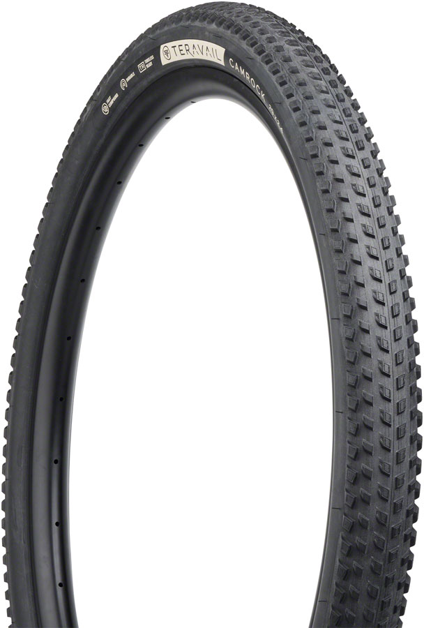Teravail Camrock Tire - 29 x 2.4, Tubeless, Folding, Black, Light Trail, Fast Compound