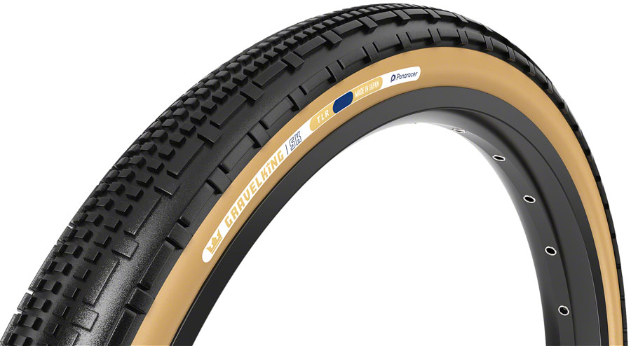 Panaracer GravelKing SK Tire - 700 x 30, Tubeless, Folding, Black/Brown