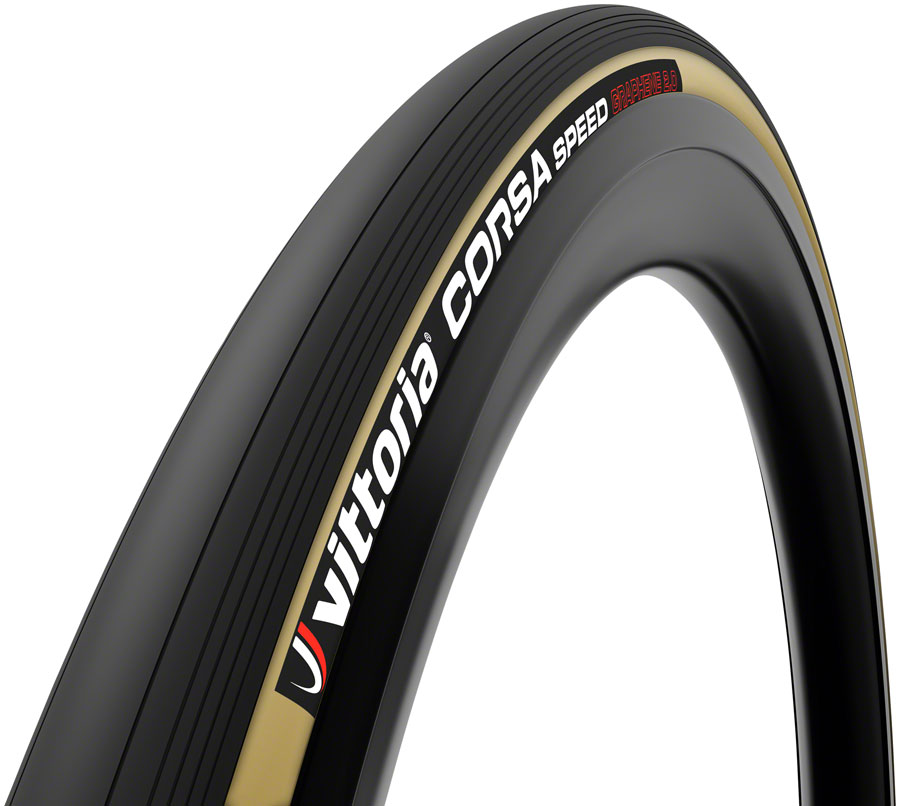 Vittoria Corsa Speed Tire - 700 x 25, Tubular, Folding, Black/Para, 1C, G2.0