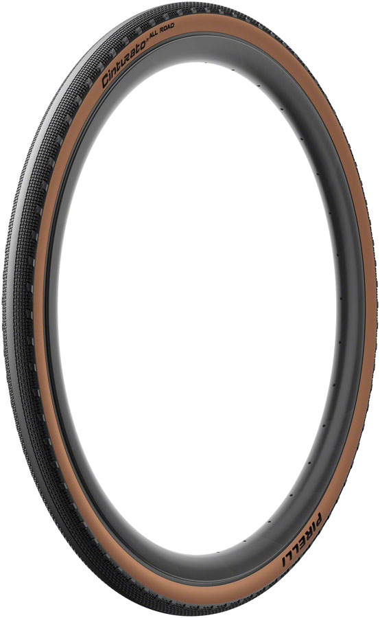 Pirelli Cinturato All Road Tire - 700 x 45, Tubeless, Folding, Classic Tan, TechWALL+, Pro Gravel