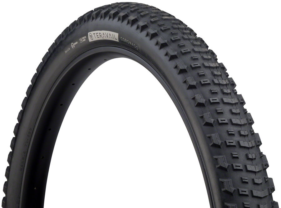 Teravail Coronado Tire - 29 x 2.8, Tubeless, Folding, Black, Light and Supple, Fast Compound