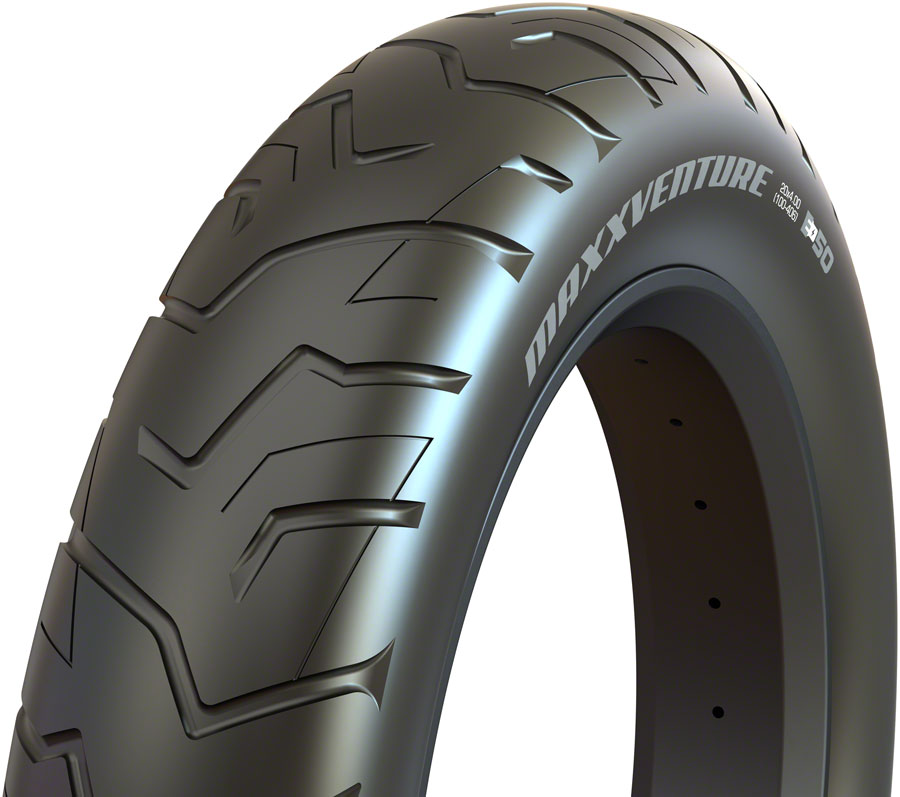 Maxxis MaxxVenture Tire - 20 x 4.00, Clincher, Wire, Black, Ebike, E-50
