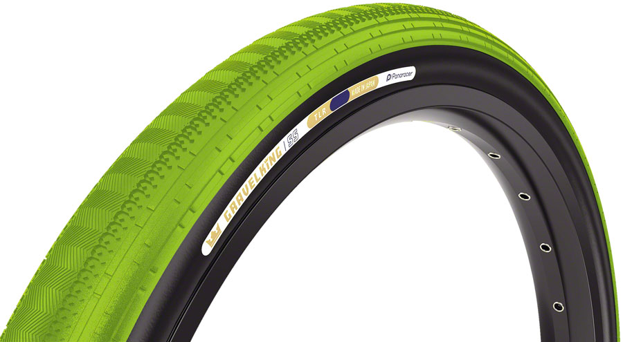 Panaracer GravelKing SS Tire - 700 x 40, Tubeless, Folding, Matcha/Black