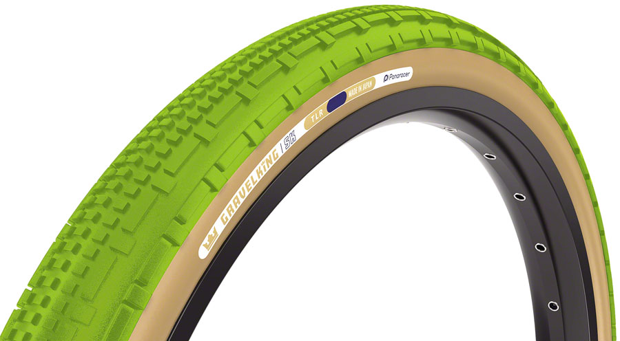 Panaracer GravelKing SK Tire - 700 x 40, Tubeless, Folding, Matcha/Brown