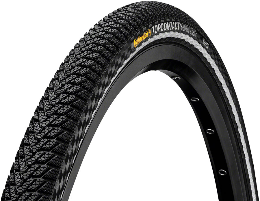 Continental Top Contact Winter II Tire - 26 x 2.2, Clincher, Wire, Black/Reflex, Vectran Breaker, E50