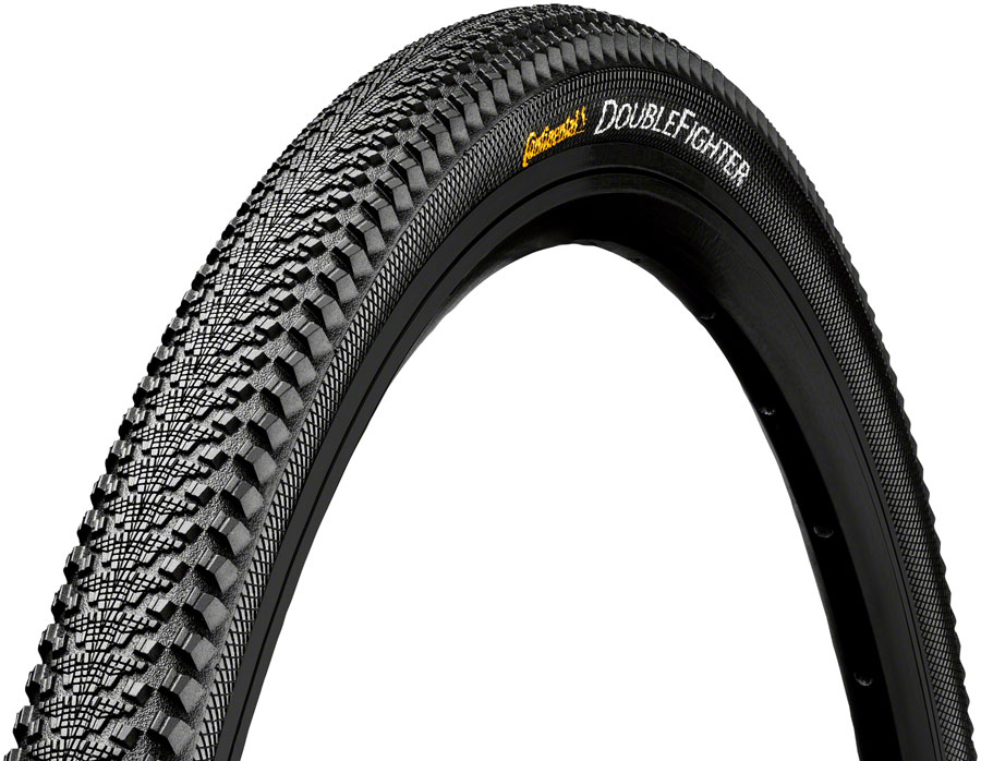 Continental DoubleFighter III Tire - 27.5 x 2.00, Clincher, Wire, Black, Sport