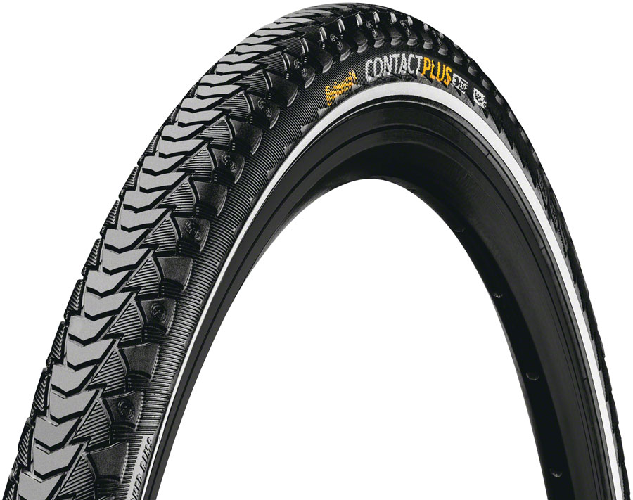 Continental Contact Plus Tire - 650b x 42, Clincher, Wire, Black/Reflex, SafetyPlus Breaker, E50