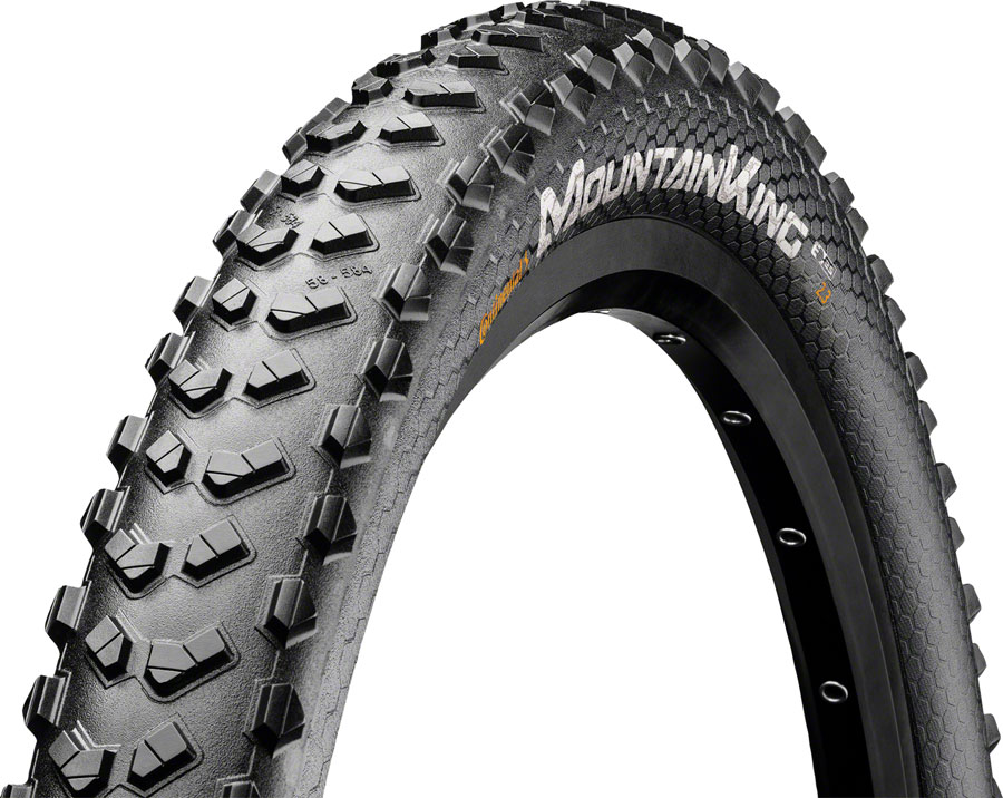 Continental Mountain King Tire - 27.5 x 2.30, Clincher, Wire, Black, E25