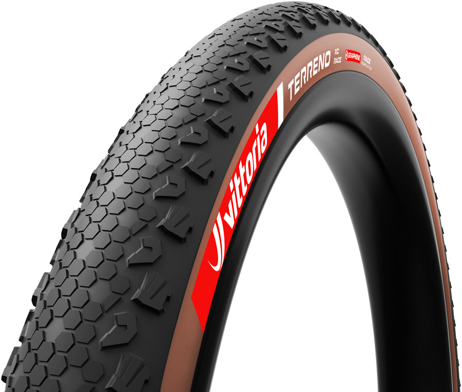 Vittoria Terreno XC Race Tire - 29 x 2.25, Tubeless, Folding, Black/Brown, Race Graphene + Silica