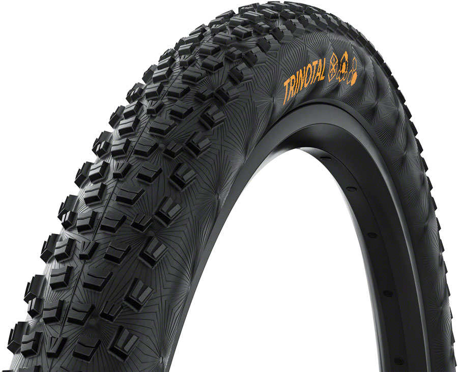Continental Trinotal Tire - 29 x 2.40, Tubeless, Folding, Black, Grip, Trail Casing, E25