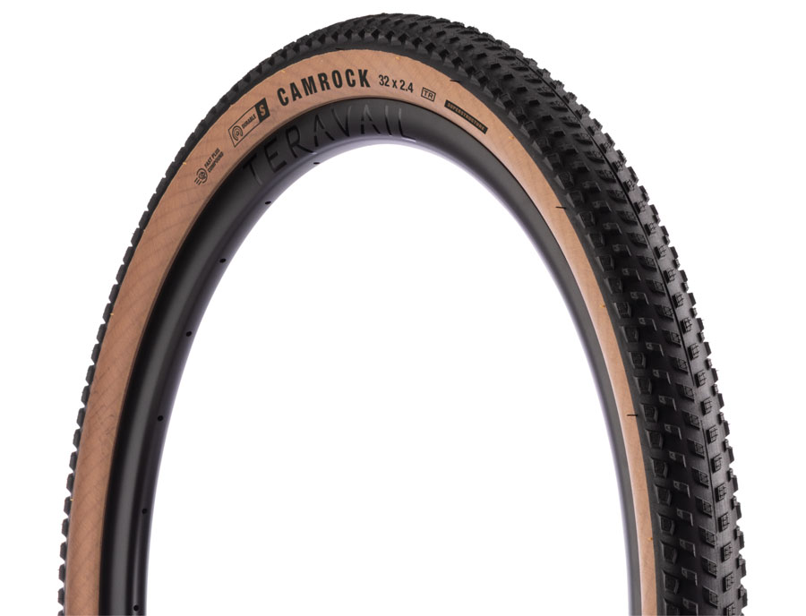 Teravail Camrock Tire - 32 x 2.4, Tubeless, Folding, Tan, Durable - Superstructure , Fast Plus Compound