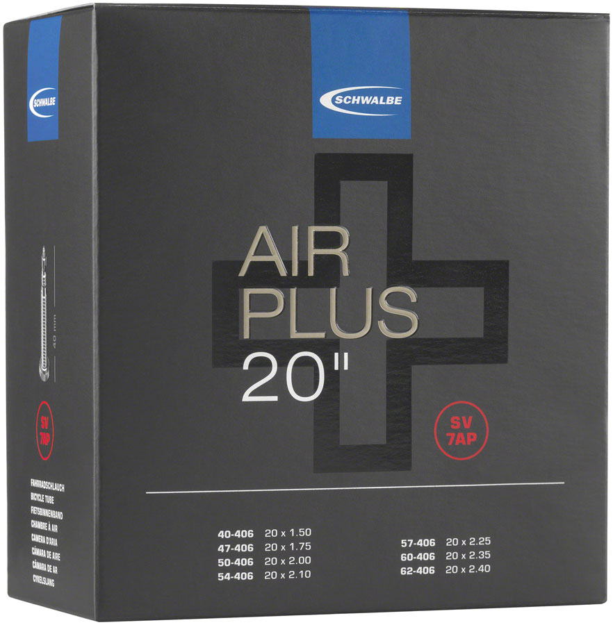 Schwalbe Air Plus Tube - 20 x 1.5 - 2, 40mm Presta Valve