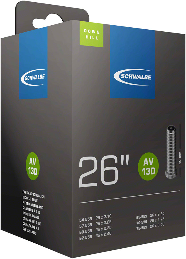 Schwalbe Downhill Tube - 26 x 2.10 - 3.0, 40mm Schrader Valve