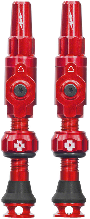 Muc-Off Big Bore Lite Tubeless Valve Stems - Medium, 35mm, Red