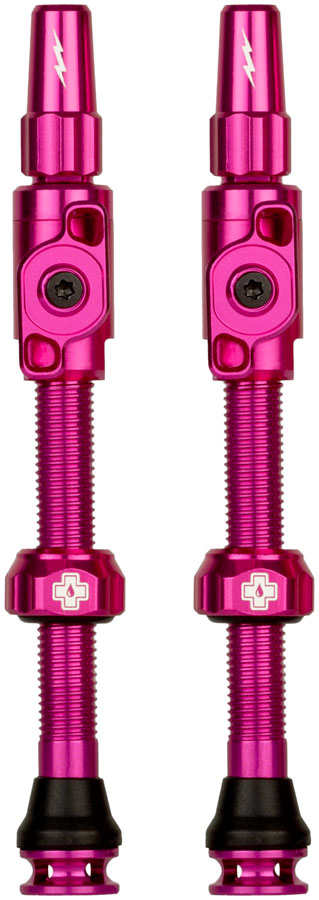 Muc-Off Big Bore Lite Tubeless Valve Stems - Large, 45mm, -Pink