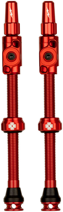 Muc-Off Big Bore Lite Tubeless Valve Stems - 2XLarge, 70mm,  Red