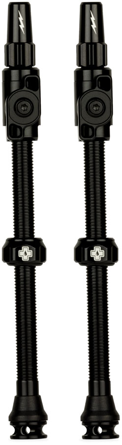 Muc-Off Big Bore Lite Tubeless Valve Stems - 3XLarge, 80mm, Black