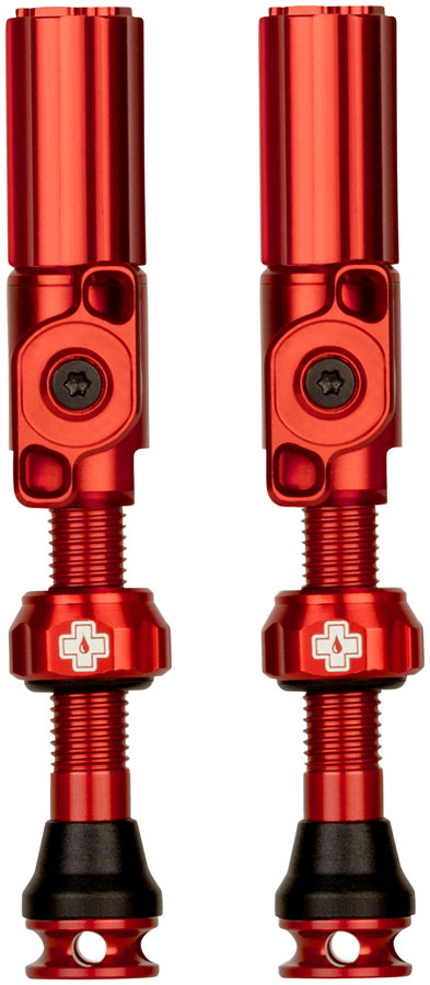 Muc-Off Big Bore Hyrid Tubeless Valve Stems - Small, 30mm, Red