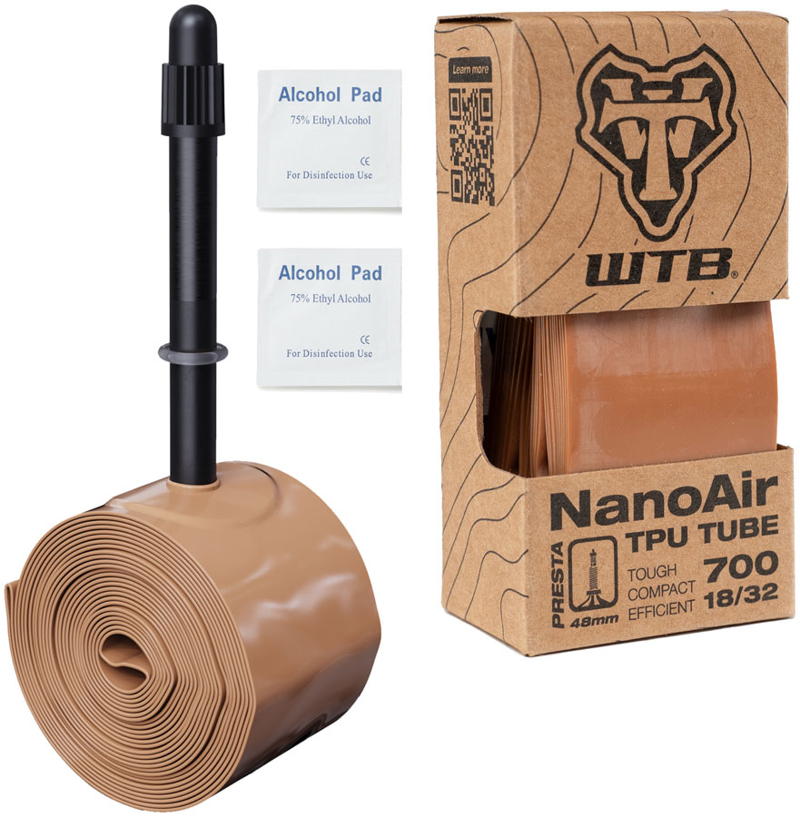 WTB NanoAir TPU Tube - 700 x 18 - 32, 48mm Presta Valve