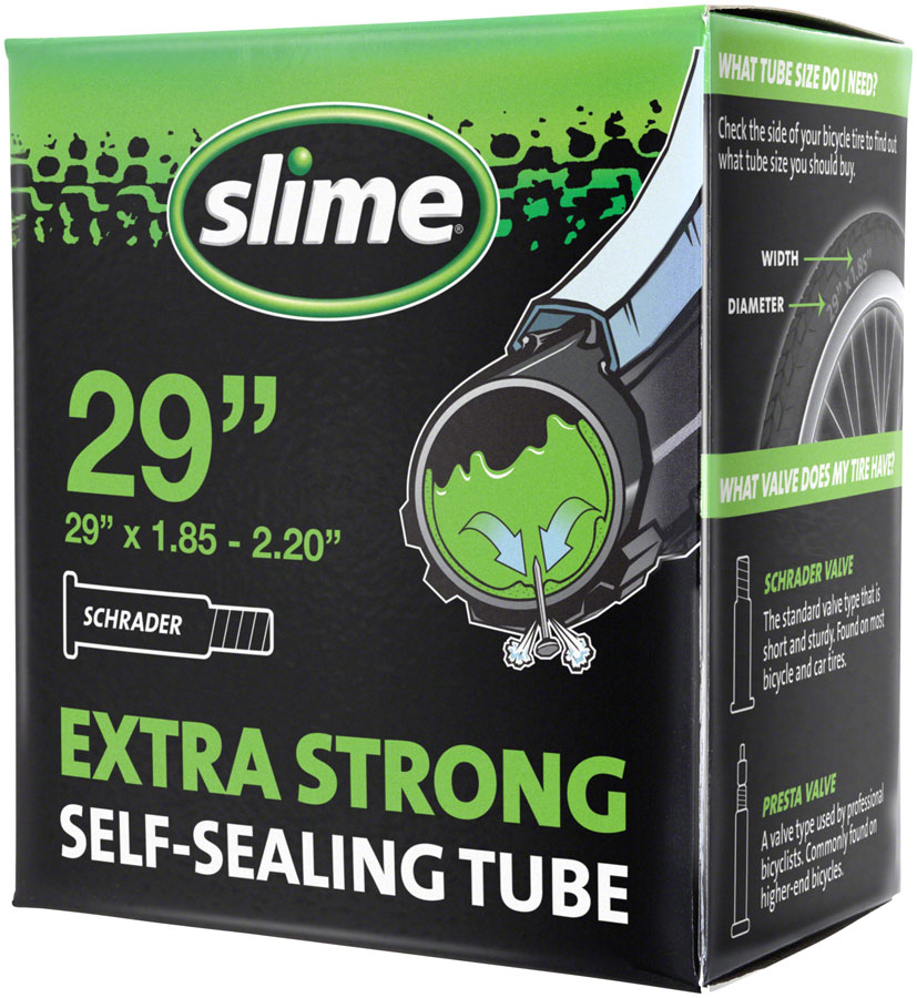 Slime Self-Sealing Tube - 29 x 1.85 - 2.2, Schrader Valve