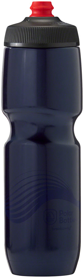 Polar Bottles Breakaway Wave Water Bottle - Navy Blue, 30oz