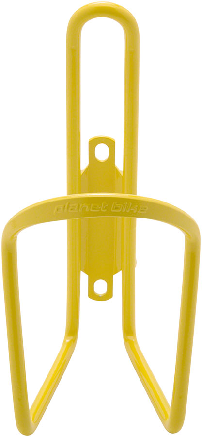 Planet Bike Alloy 6.2mm Water Bottle Cage - Aluminum, Yellow