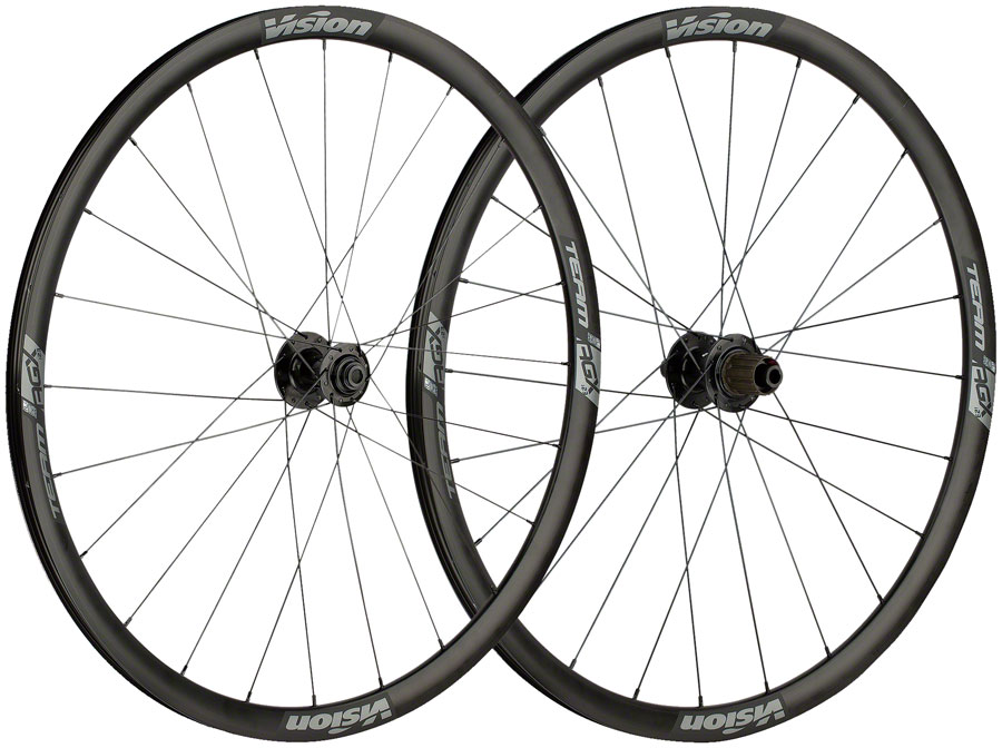 Vision Team i23 AGX Wheelset - 700, 12 x 100/142mm, Centerlock, HG 11, Black