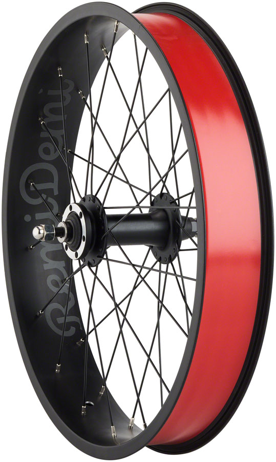 Benno Front Wheel RemiDemi 2020-21 -20",  3/8" x 135mm, 6-Bolt Disc, Black
