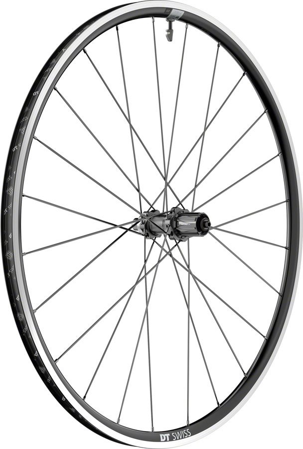 DT Swiss P 1800 Spline Rear Wheel - 700, QR x 130mm, Rim Brake, HGR11, Ratchet LN 18, Black