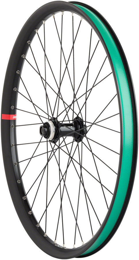 Benno Boost Replacement Front Wheel - 24", Thru-Axle, Black