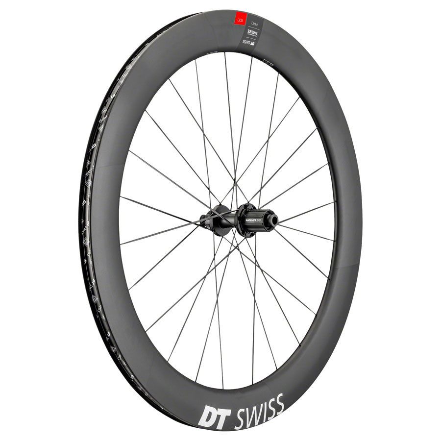 DT Swiss ARC 1100 DiCut 62 Rear Wheel - 700, 12 x 142mm, Center-Lock, HG11 Road/XDR, Ratchet EXP 36, Black