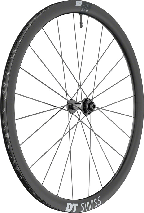 DT Swiss ARC 1400 DiCut 38 Front Wheel - 700, 12 x 100mm, Center-Lock, Black