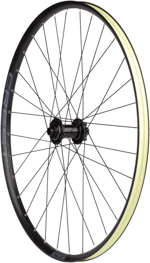 Stan's Crest S2 Front Wheel - 29", 15 x 110mm, 6-Bolt, Black, 32H
