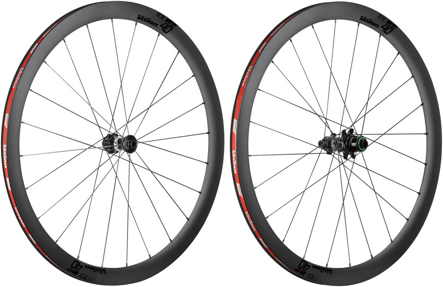 Vision SC40 Wheelset - 700, 12 x 100/142, Center-Lock, XDR, Black