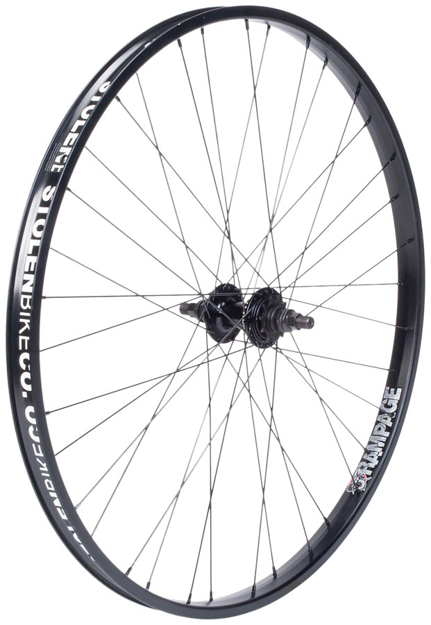 Stolen Rampage Rear Wheel - 29", 14 x 110mm, Rim Brake, Cassette, Black, Clincher