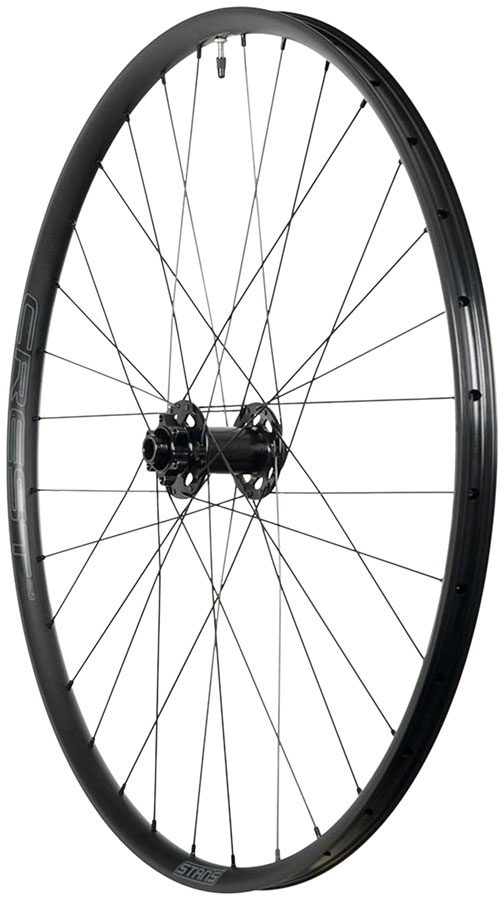 Stan's Crest MK4 Front Wheel - 27.5, 12 x 100mm, 6-Bolt, Black