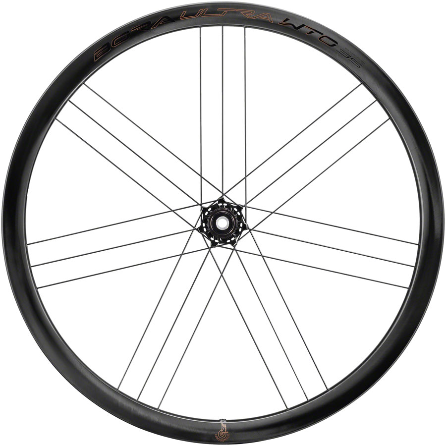 Campagnolo Bora Ultra WTO 35 C23 Front Wheel - 700c, 12 x 100mm, Center-Lock, 2-Way Fit, Carbon