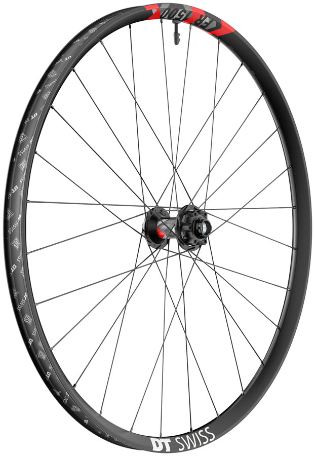 DT Swiss FR 1500 Classic Front Wheel - 29", 20 x 110mm DH Boost, 6-Bolt, Black