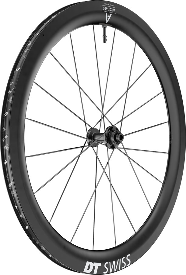 DT Swiss ARC 1400 DiCut 55 Front Wheel - 700, 12 x 100mm, Center-Lock, Black