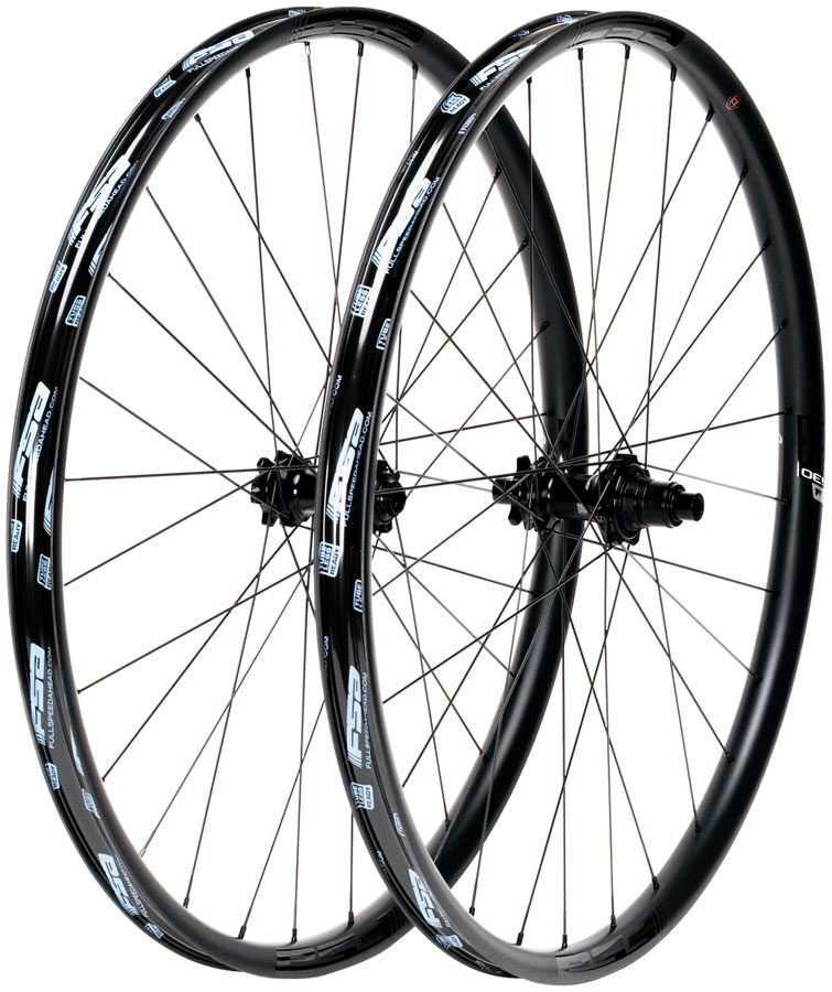 Full Speed Ahead NS SC i30 Wheelset - 29", 15 x 110mm/12 x 148mm, 6-Bolt, XD, Carbon, Black