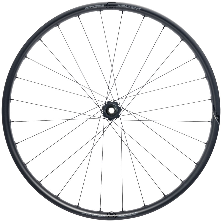 Full Speed Ahead Gradient Carbon i30 Front Wheel - 29", 15 x 110mm, 6-Bolt, Black, Carbon, Black