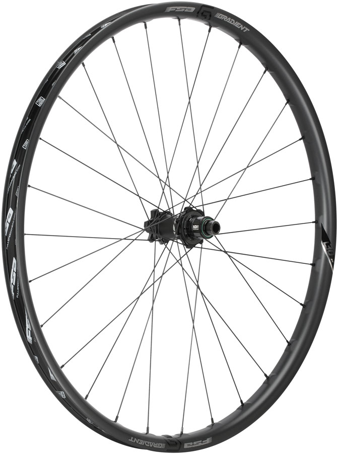 Full Speed Ahead Gradient Carbon i30 Rear Wheel - 29", 12 x 148mm, 6-Bolt, XDR, Carbon, Black