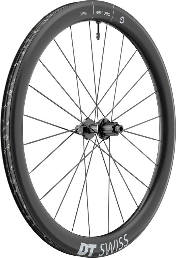 DT Swiss GRC 1400 DICUT 50 Rear Wheel - 700c, 12 x 142mm, Center-Lock, N3W, Ratchet EXP 36, Black